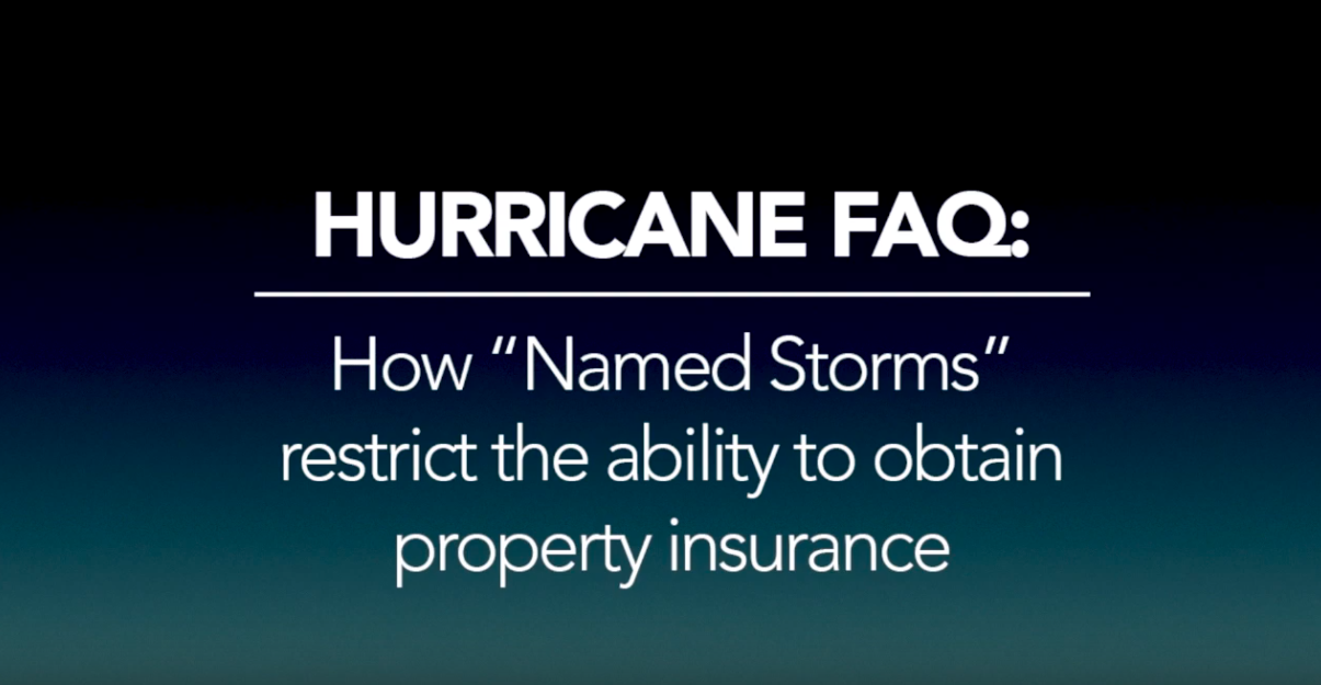 How storms in the Atlantic affect our ability to bind insurance policies.