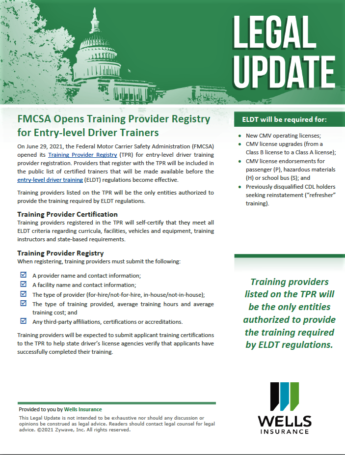 Training Provider Registry