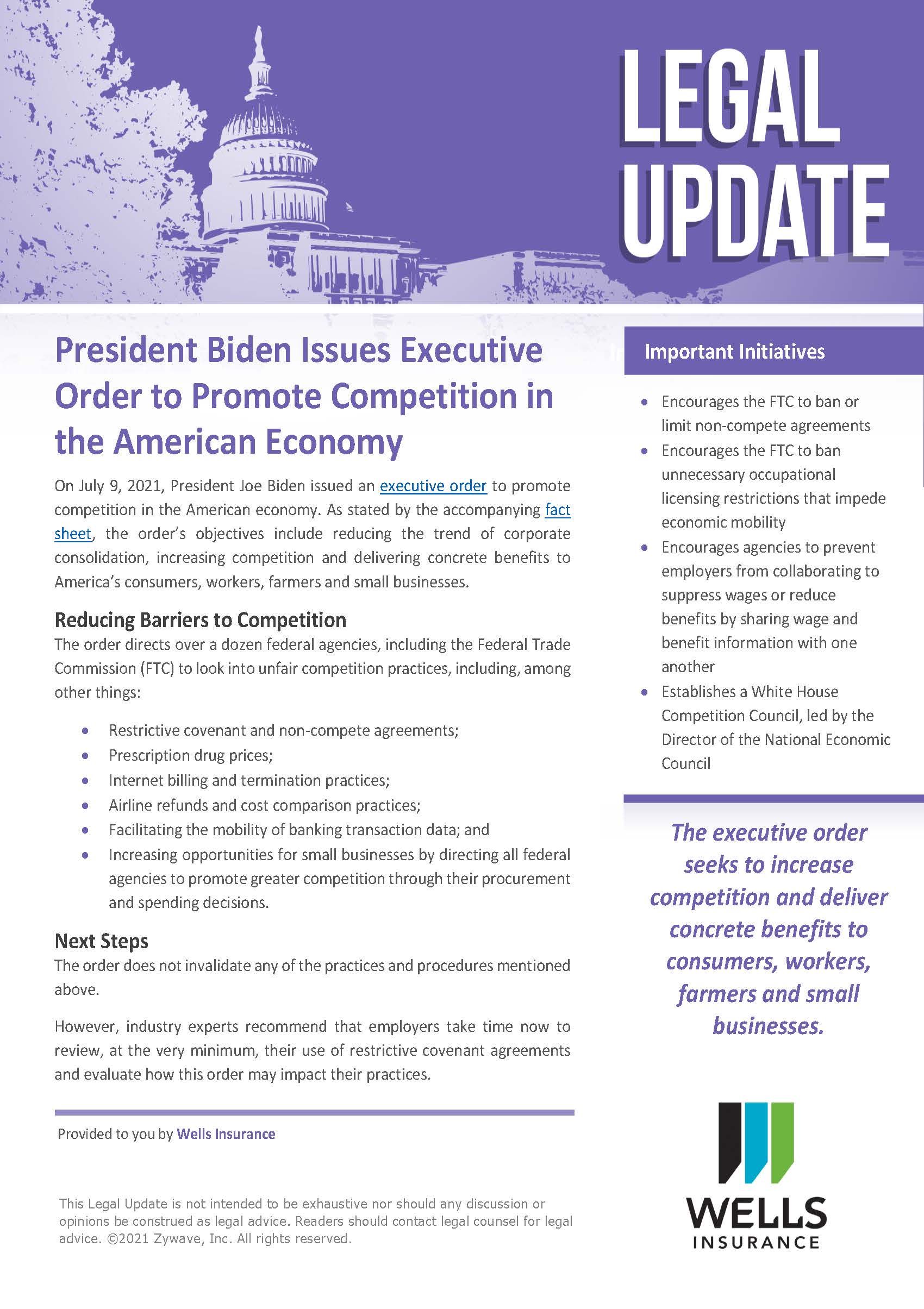 Executive Order to Promote Competition in the American Economy