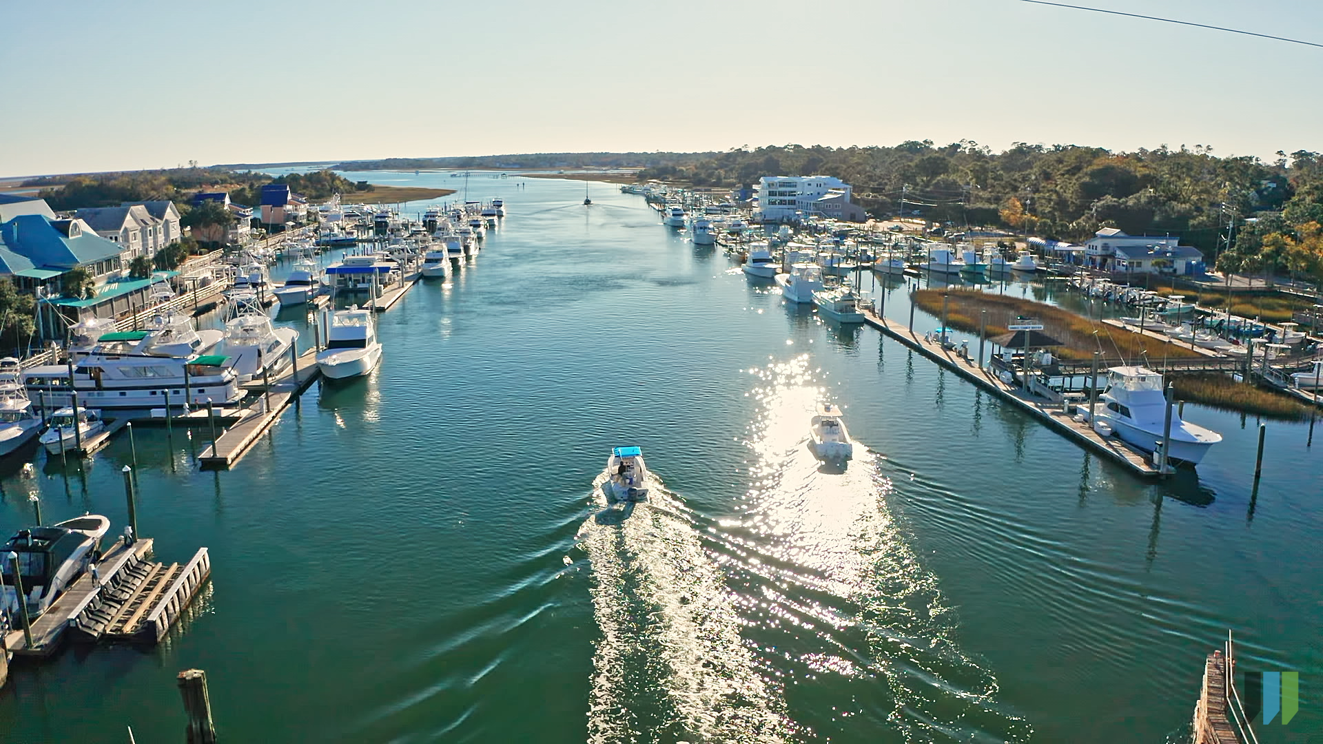 boats on intracoastal waterway